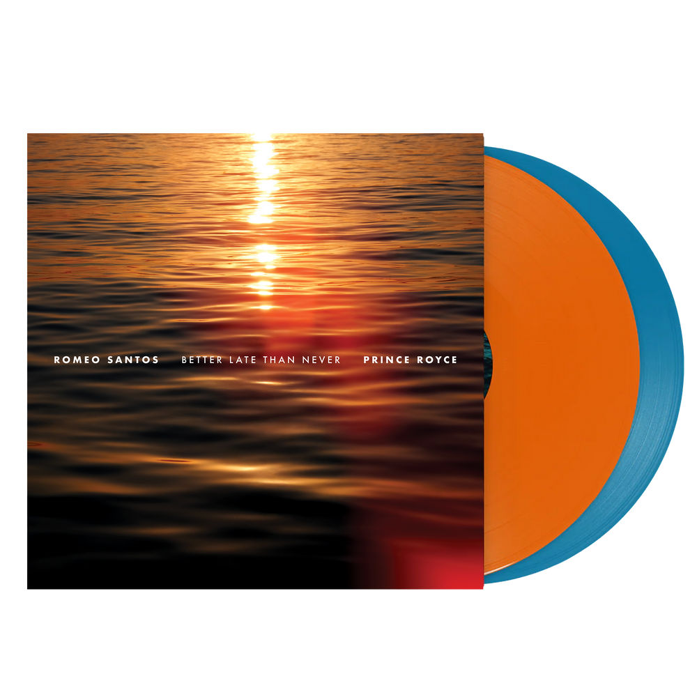 Romeo Santos & Prince Royce- Better Late Than Never [Tangerine and Aqua Vinyl] - LP
