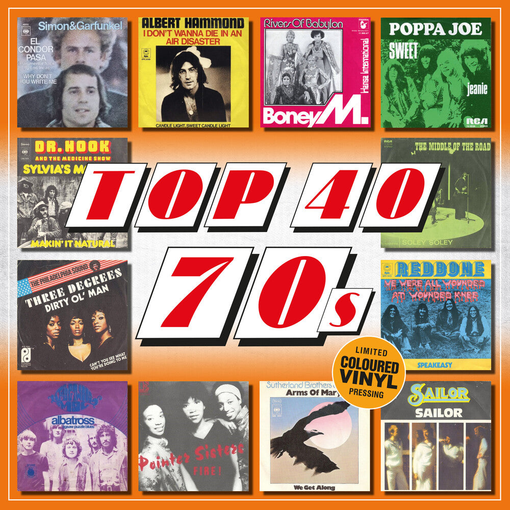 Top 40 70s / Various- Top 40 70s / Various [Colored Vinyl] (Ofgv) (Spla) (Hol) - LP