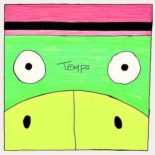 The Temps- PARTY GATOR PURGATORY - Fluorescent Pink & Green - LP
