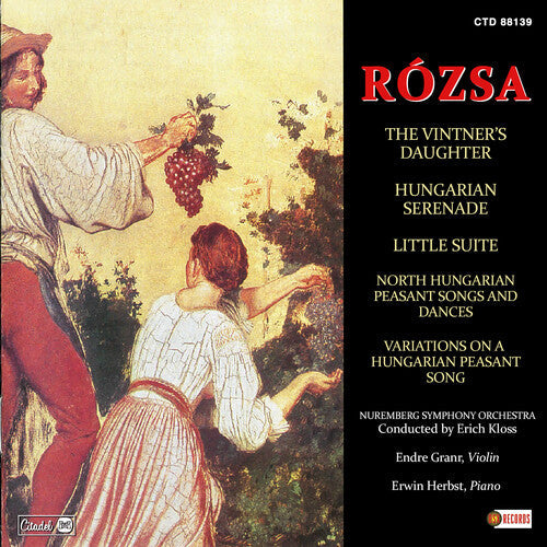 Rozsa: Vintner's Daughter Hungarian Serenade Little Suite North Hungarian    Peasant Songs  [ CD ]
