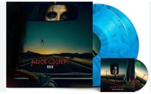 Alice Cooper- Road (Indie Exclusive Blue Marbled 2LP+DVD) - LP