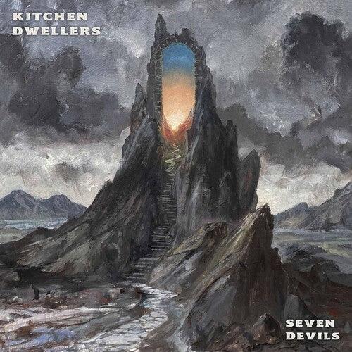Kitchen Dwellers- Seven Devils - Blue & Orange Galaxy - LP