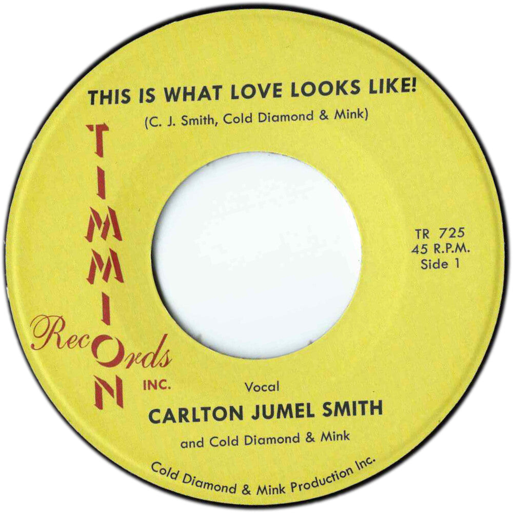 Carlton Smith  Jumel / Cold Diamond & Mink- This Is What Love Looks Like - LP