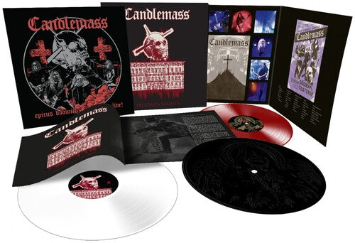 Candlemass: Tritonus Nights - 3LP Red, White & Black Etched Vinyl Boxset - VINYL
