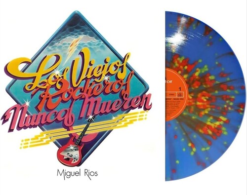 Miguel Rios: Los Viejos Rockeros Nunca Mueren - 45th Anniversary Blue Splatter Vinyl - VINYL