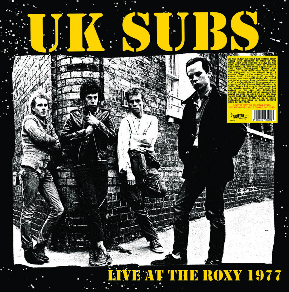 Uk Subs- Live At The Roxy [Colored Vinyl] (Ylw) (Uk) - LP