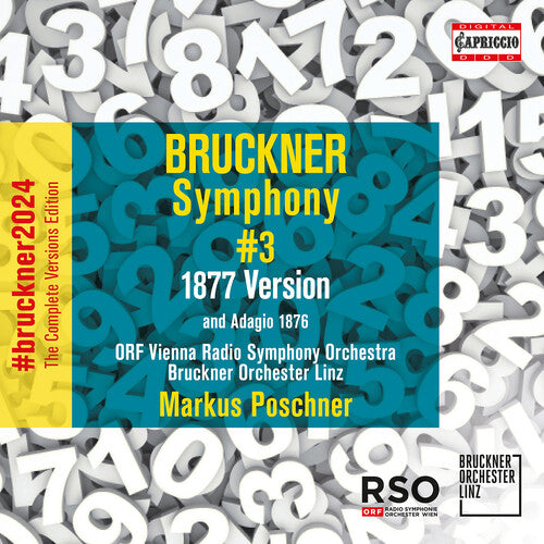ORF Vienna Radio Symphony Orchestra: Bruckner: Symphony No. 3 (1877); Adagio (1876)  [ CD ]