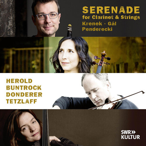 Tanja Tetzlaff: Gal, Krenek & Penderecki: Serenade for Clarinet & Strings  [ CD ]