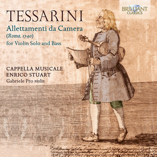 Simone El Oufir Pierini: Tessarini: Allettamenti da Camera for Violin Solo & Bass  [ CD ]