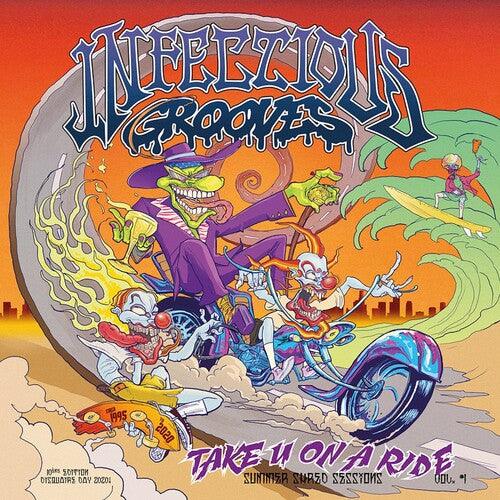 Infectious Grooves- Take U on a Ride (EP) - Green/Purple Splatter. - LP