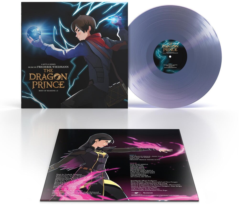 Frederik Wiedmann-  The Dragon Prince (A Netflix Series) - Best Of Seasons 1-3 [Iridescent Blue Vinyl] - LP