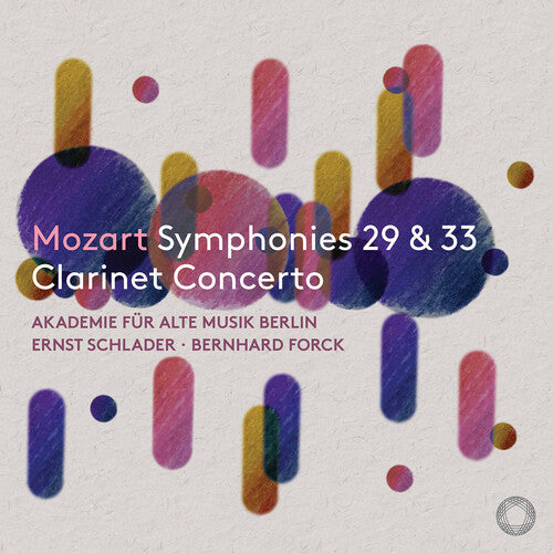 Ernst Schlader: Mozart: Symphonies Nos. 29 & 33; Clarinet Concerto  [ CD ]