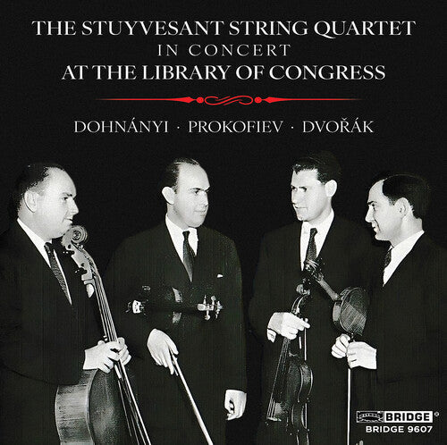 Stuyvesant String Quartet: The Stuyvesant String Quartet - In Concert at the Library of Congress  [ CD ]
