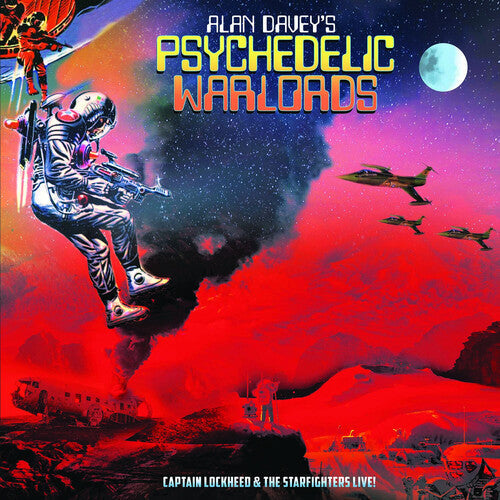 Alan Davey’s Psychedelic Warlords: Captain Lockheed and the Starfighters Live! - VINYL