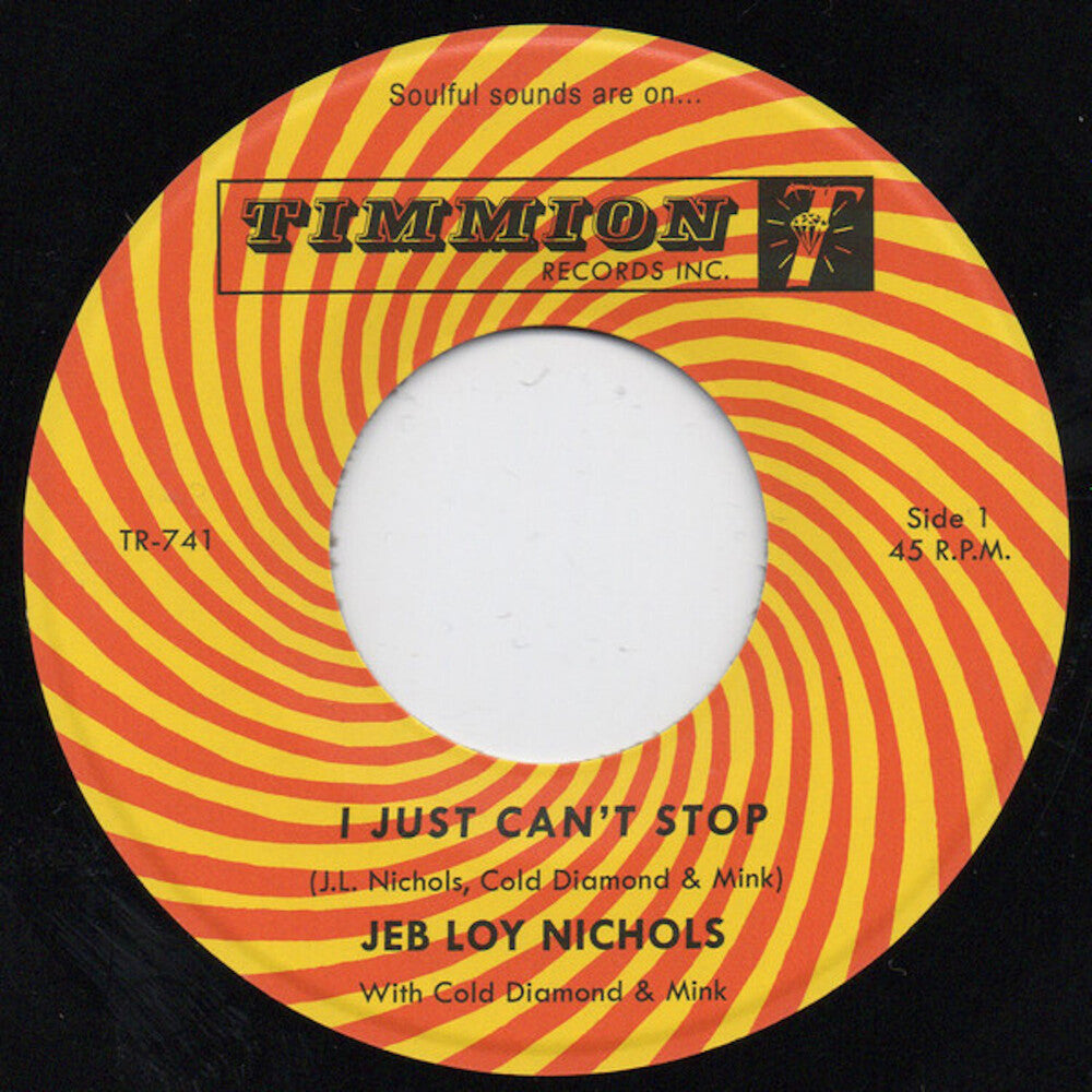Jeb Nichols  Loy / Cold Diamond & Mink- I Just Can't Stop [Colored Vinyl] (Red) (Can) - LP