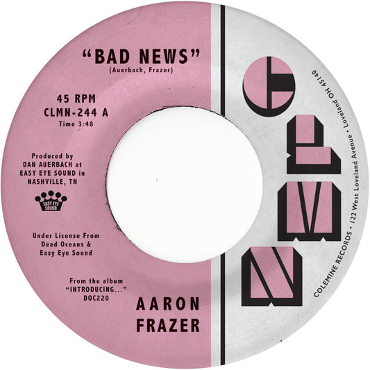 Aaron Frazer- Bad News / Done Lyin - Grey [Colored Vinyl] (Gry) - LP