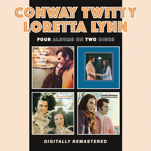 Conway Twitty & Loretta Lynn: We Only Make Believe / Lead Me On / Louisiana Woman-Mississippi Man / Country Partners  [ CD ]
