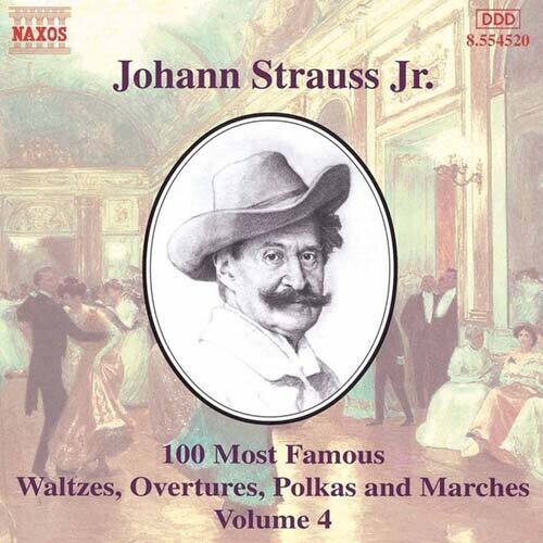 Strauss, J.Jr.: 100 Most Famous Waltzes/Ovt/Po  [ CD ]