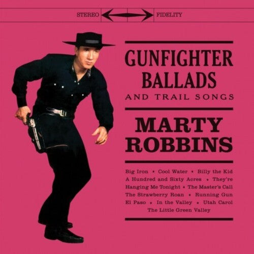 Marty Robbins- Gunfighter Ballads & Trail Songs - Limited 180-Gram Clear Vinyl with Bonus Tracks [Import] - LP