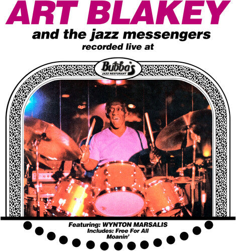Art Blakey and The Jazz Messengers- Live At Bubba's 1980 - Clear Violet Colored Vinyl - LP