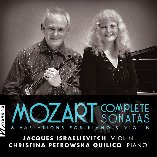Jacques Israelievitch: Mozart: Complete Sonatas & Variations for Piano & Violin  [ CD ]