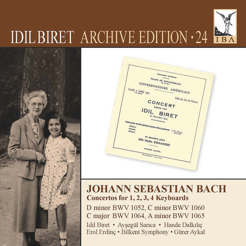 Idil Biret: J.S. Bach: Concertos for 1, 2, 3, 4 Keyboards - Idil Biret Archive Edition, Vol. 24  [ CD ]