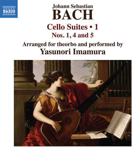 Yasunori Imamura: J.S. Bach: Cello Suites, Vol. 1 (arr. for theorbo)  [ CD ]