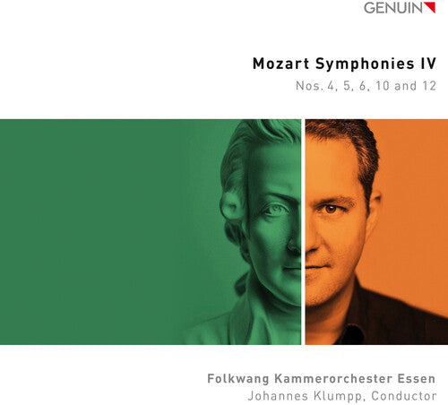Folkwang Kammerorchester Essen: Mozart: Symphonies IV – Nos. 4, 5, 6, 10, & 12  [ CD ]