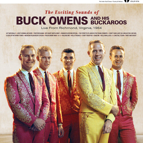 Buck Owens & His Buckaroos- The Exciting Sounds of Buck Owens And His Buckaroos Live From Richmond Virginia, 1964 (Strawberry Jam Colored Vinyl) - LP