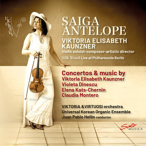 Viktoria & Virtuosi: Saiga Antelope - Concertos for violin & orchestra  [ CD ]