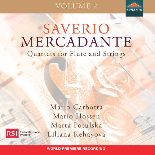 Nikolay Shugaev: Saverio Mercadante, Quartets for Flute & Strings, Vol. 2  [ CD ]