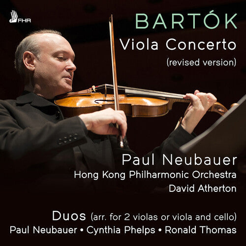 Ariel Lanyi: Bartok: Viola Concerto (revised version); Duos (arr. P. Bartok)  [ CD ]