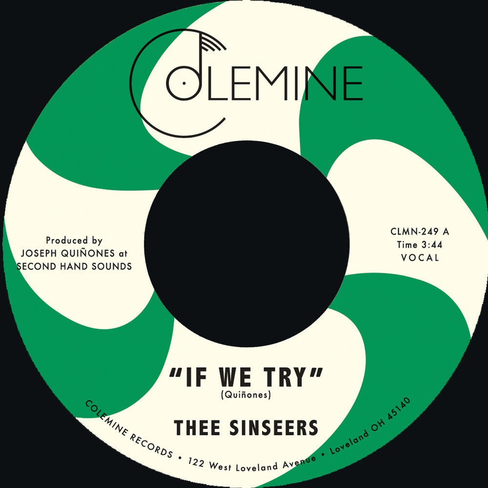 Thee Sinseers- If We Try / Give It Up You Fool [Colored Vinyl] - LP