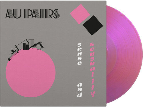 The Au Pairs- Sense & Sensuality - Limited 180-Gram Translucent Magenta Colored Vinyl - LP