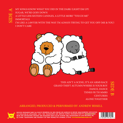 Rockabye Baby!- Lullaby Renditions Of Fall Out Boy - LP