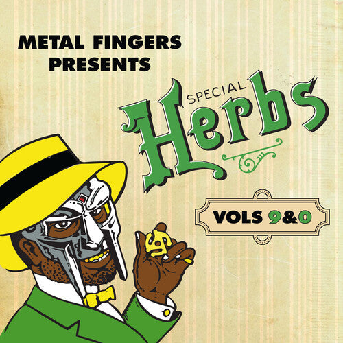 MF Doom- Metal Fingers Presents: Special Herbs Vol. 9 & 0 - Green Vinyl - LP