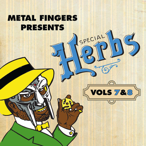MF Doom- Metal Fingers Presents: Special Herbs Vol. 7 & 8 - Blue Vinyl - LP