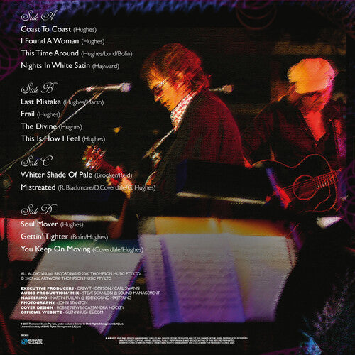 Glenn Hughes- Live In Australia - Limited Splatter Green Vinyl - LP
