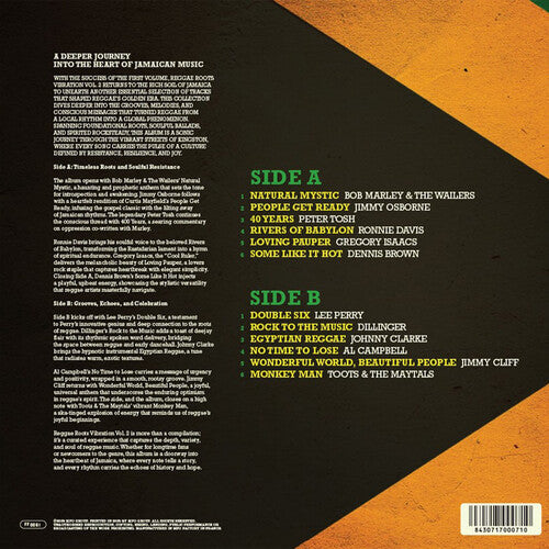 Reggae Roots Vibration Vol 2 / Various - Yellow Transparent Vinyl - LP