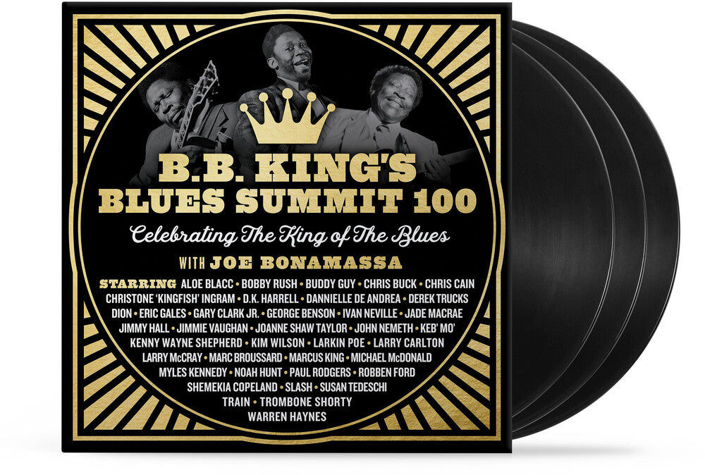 Joe Bonamassa- B.B. King's Blues Summit 100 [180g 3xLP Black Vinyl in Gatefold Jacket with 20-page booklet and download card] - LP
