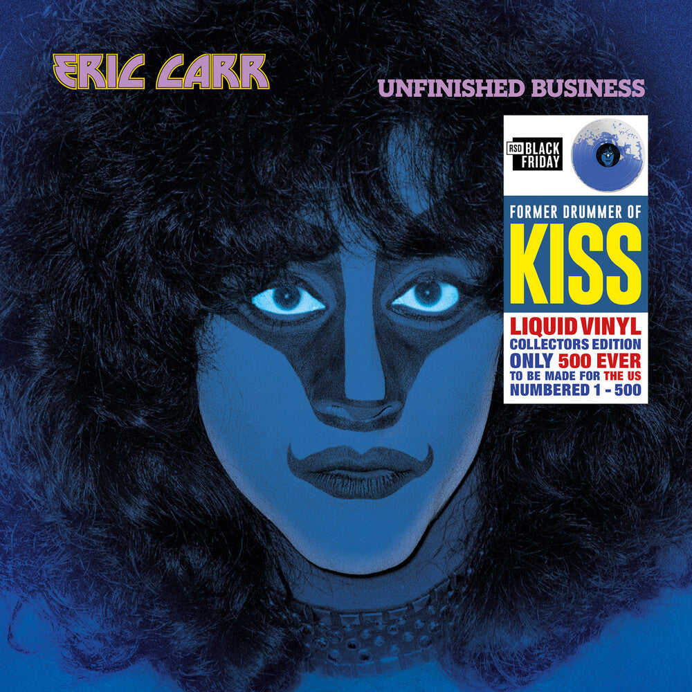 Eric Carr from KISS- Unfinished Business: The Liquid Vinyl Numbered Edition [RSD Black Friday 2025] - LP