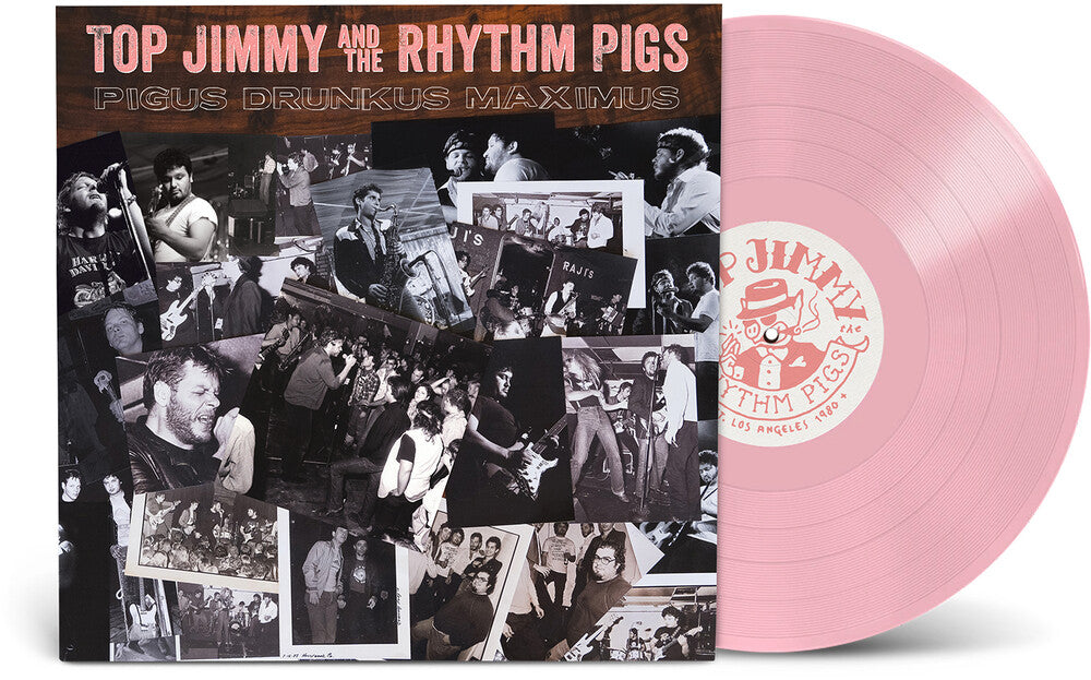 Top Jimmy & the Rhythm Pigs- Pigus Drunkus Maximus - Pink [Colored Vinyl] (Gate) (Pnk) - LP