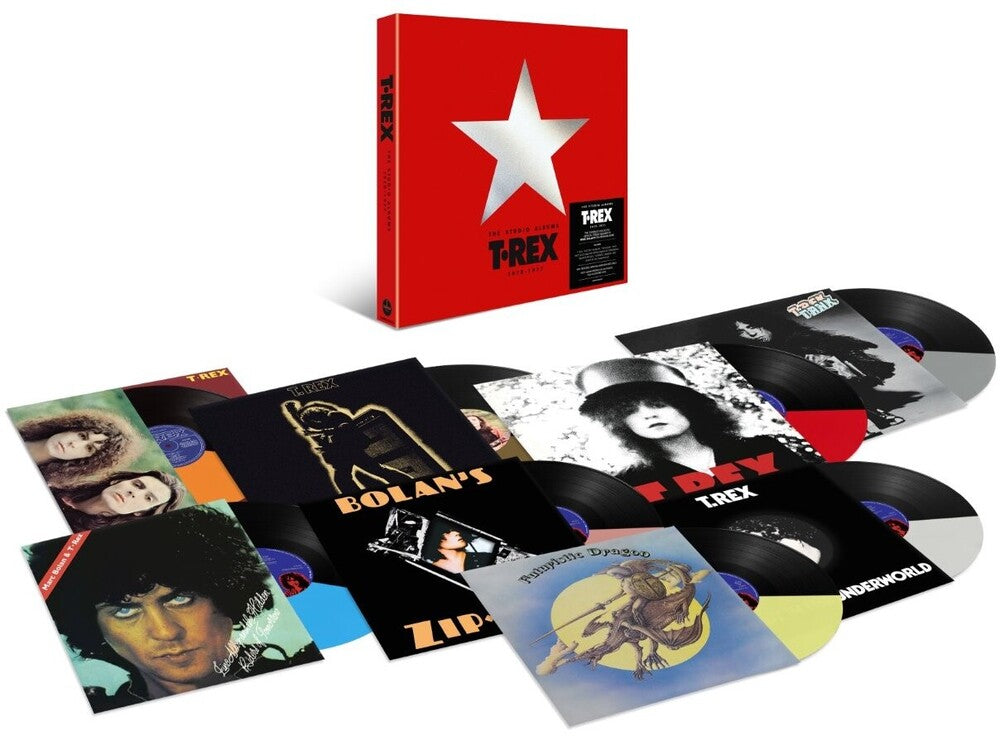 T.Rex- Studio Albums 1970-1977 [Half & Half Colored Vinyl] - LP