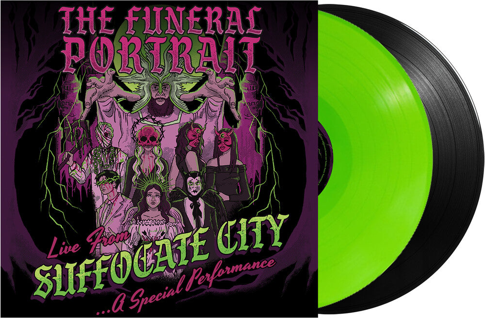 Funeral Portrait- Live From Suffocate City - Lime/Black (Blk) [Colored Vinyl] - LP