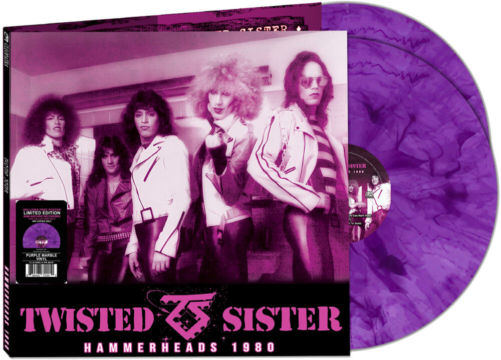 Twisted Sister- Hammerheads 1980 [Purple Marble 2LP] - LP