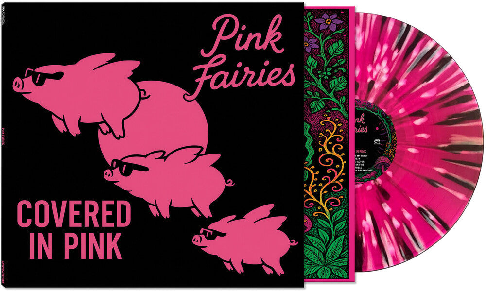 Pink Fairies- Covered in Pink [Splatter Vinyl] - LP