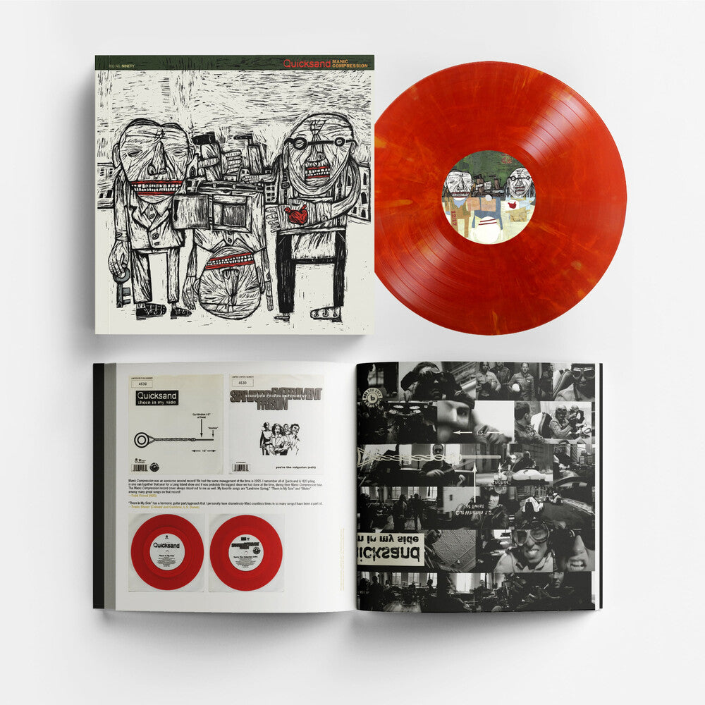 Quicksand- Manic Compression [Eruption Marble Vinyl Deluxe Book] - LP