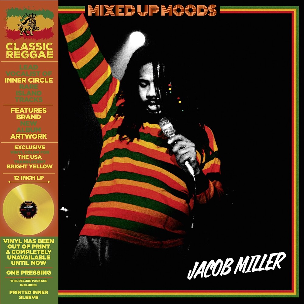 Jacob Miller- Mixed Up Moods - Yellow [Colored Vinyl] [Deluxe] [Limited Edition] (Ylw) - LP