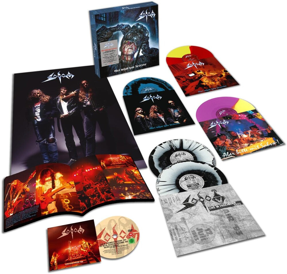 Sodom- Get What You Deserve - Expanded Edition [Super Deluxe Box Set with DVD] - LP