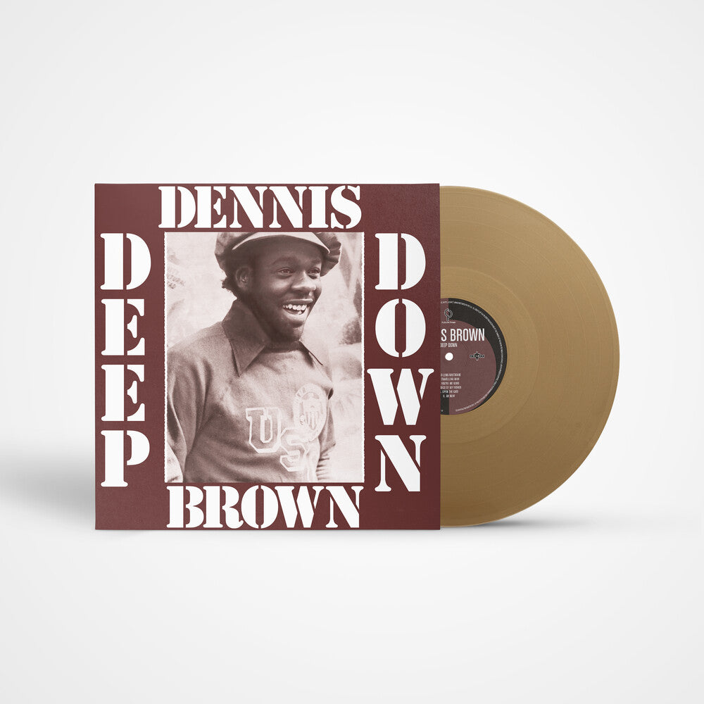 Dennis Brown- Deep Down [Gold Colored Vinyl] (50th Anniversary Remastered Reissue) - LP